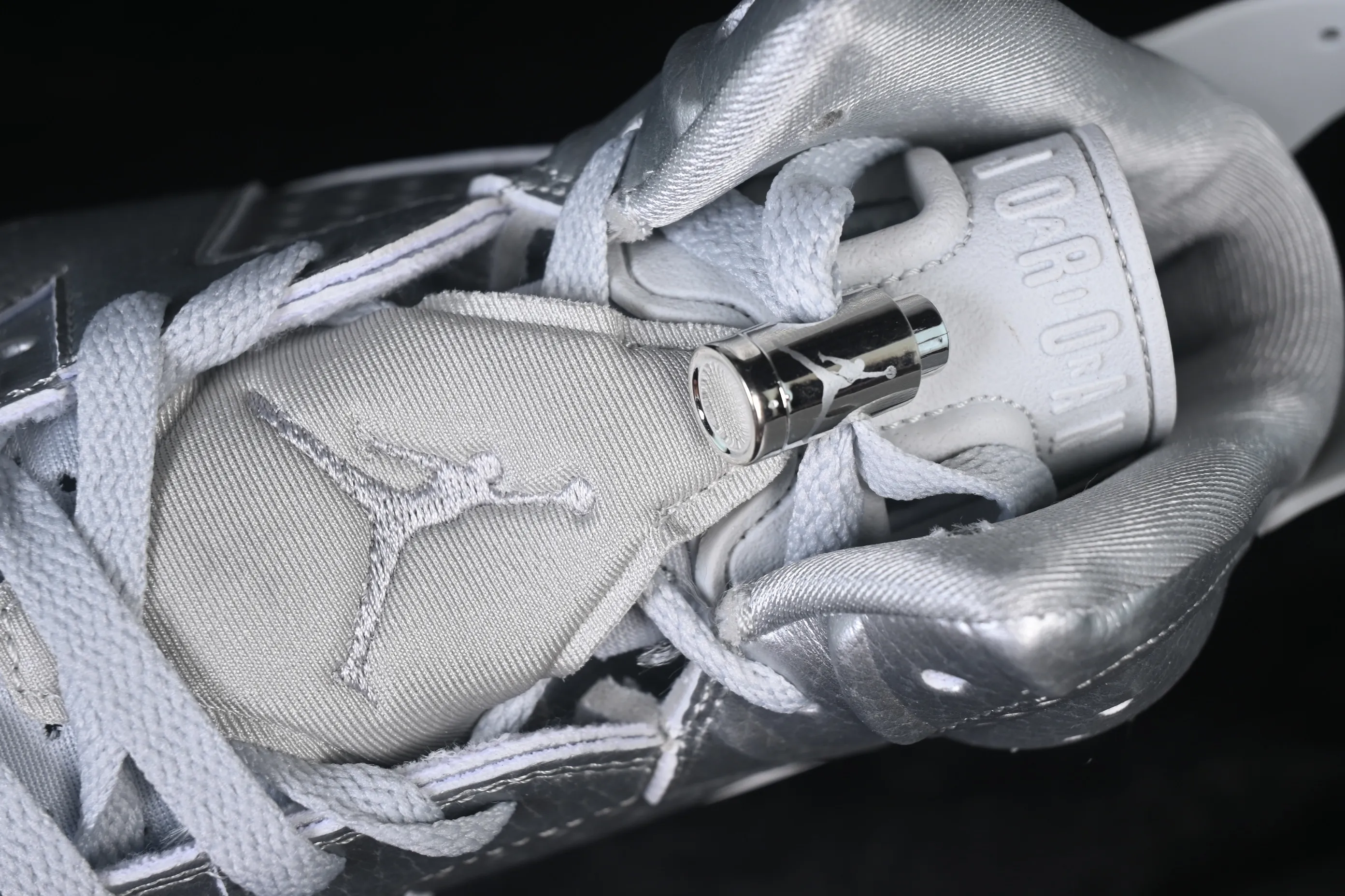 All categories Air Jordan Jordan series basketball shoes Air Jordan 6 PSG x Air Jordan 6 Retro AJ6 Joe 6 Liquid Silver Paris IQ5135-010